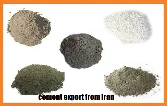 cement export from Iran