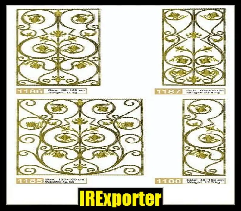Export production center wrought iron