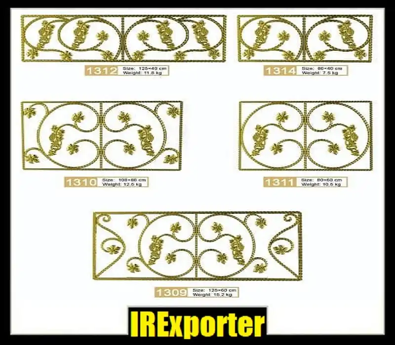 Wrought iron exports to China