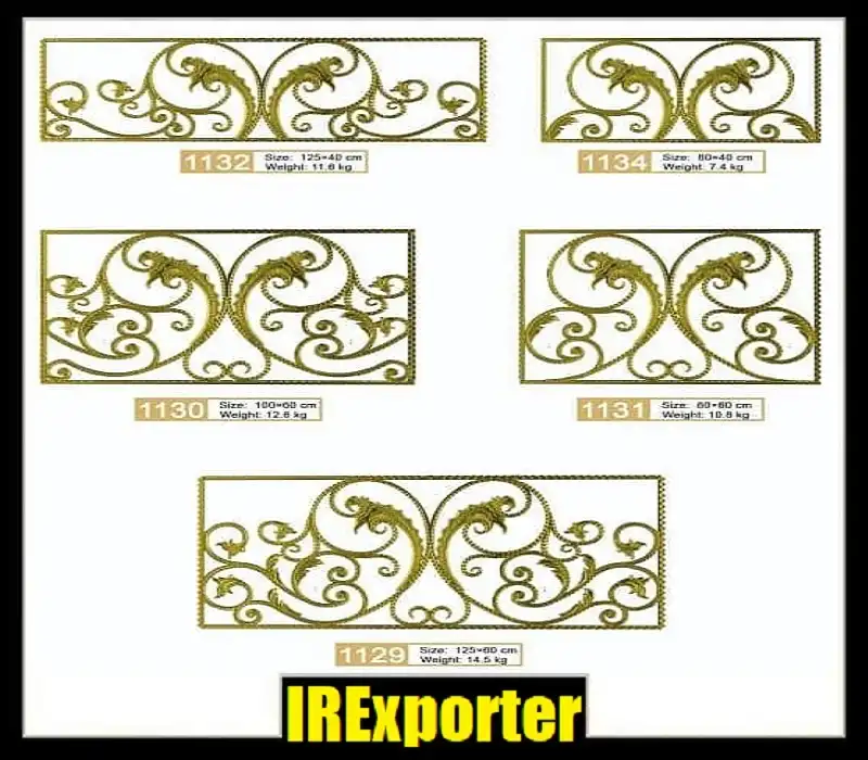 wrought iron exported to Iraq