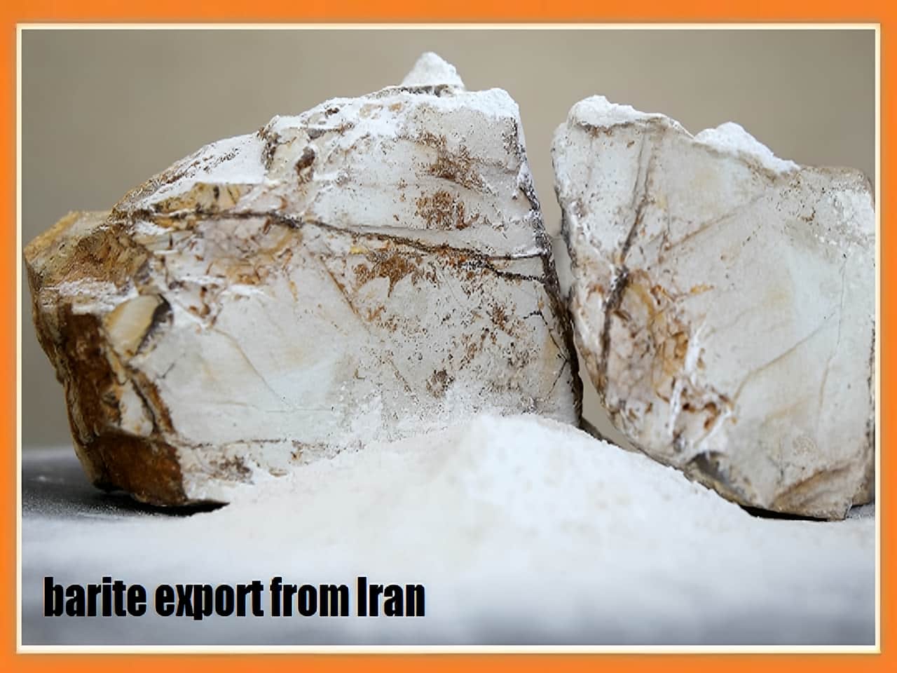 barite export from Iran