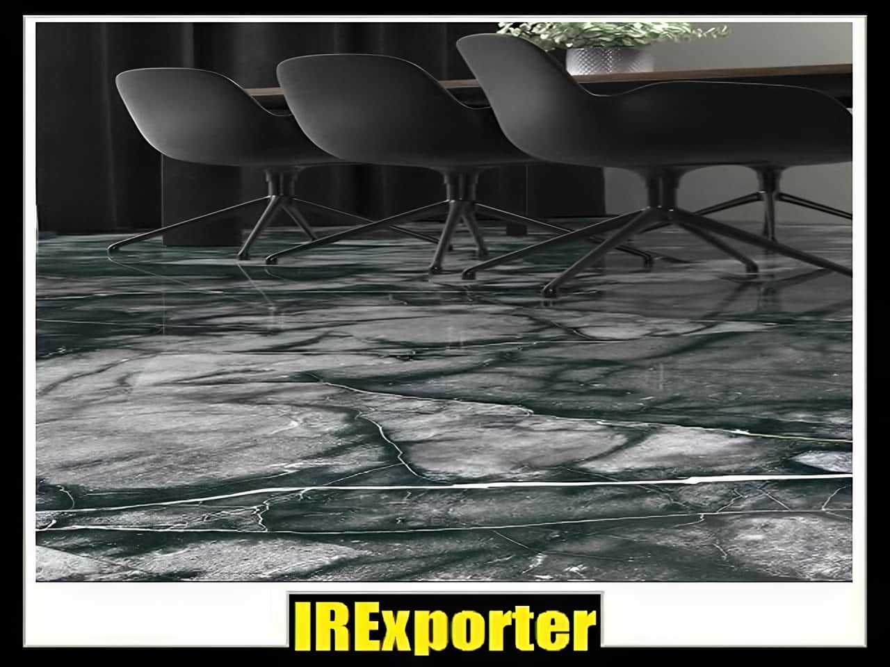 ceramic slab export black white exporter iran