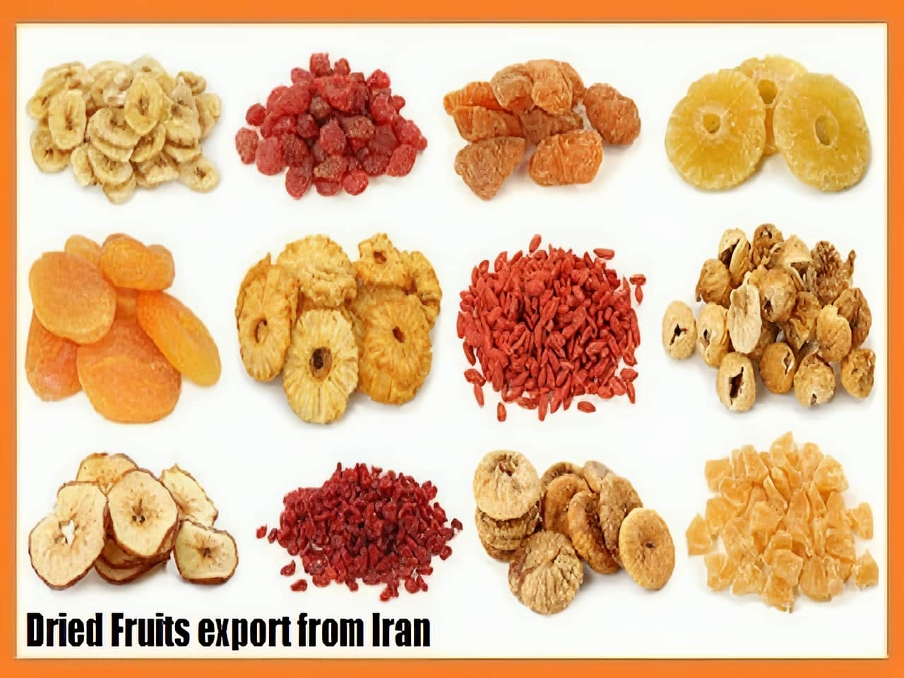 Dried Fruits export from Iran