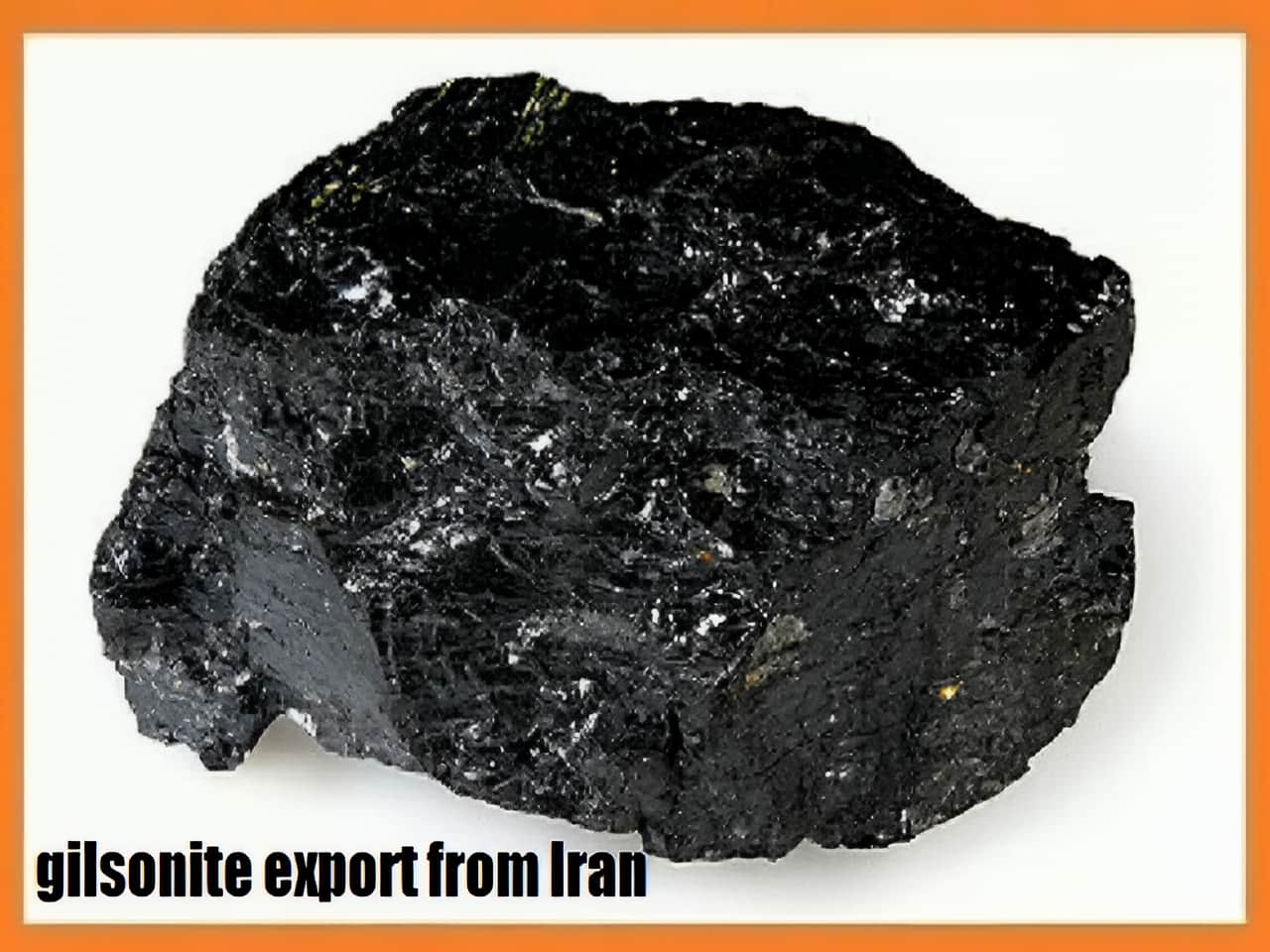 gilsonite export from Iran