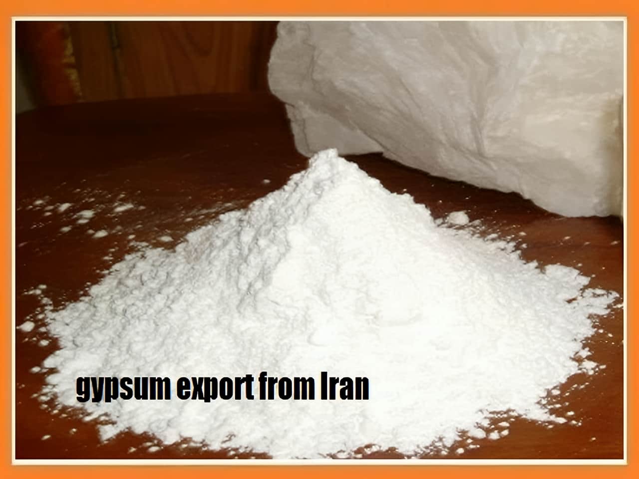 gypsum export from Iran