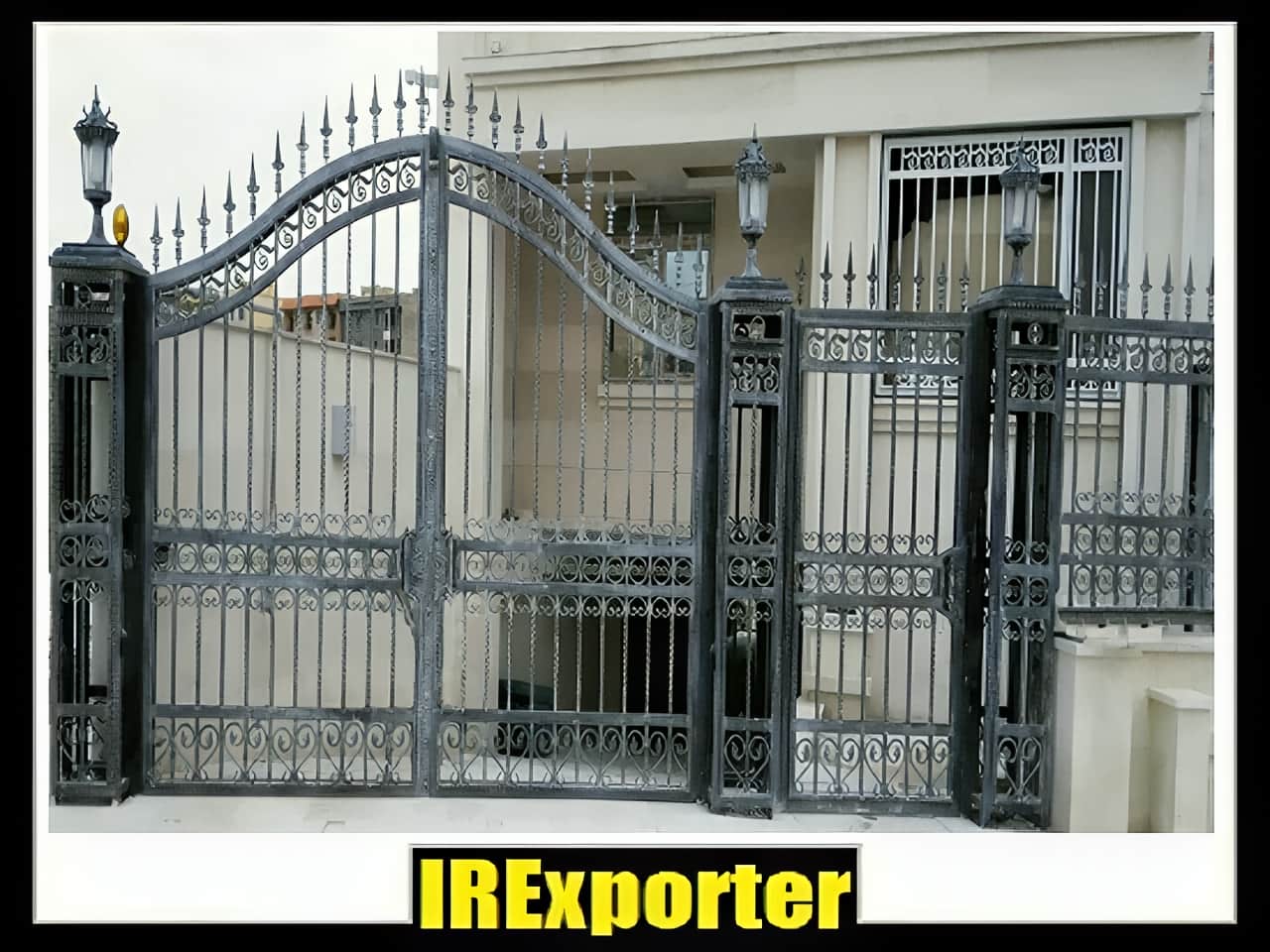 Construction of metal parking garage door | iran exports Construction of metal parking garage door