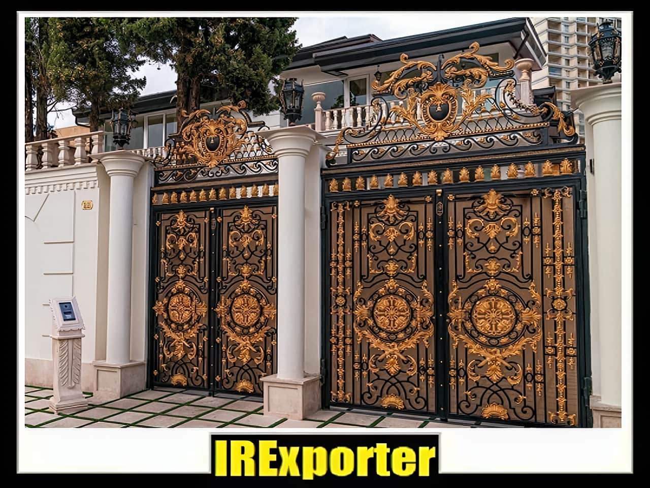 producing an iron apartment entrance door | iran exports producing an iron apartment entrance door