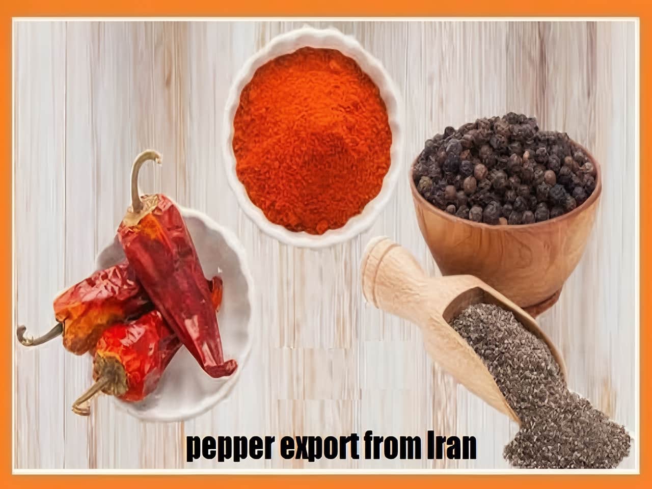 pepper export from Iran