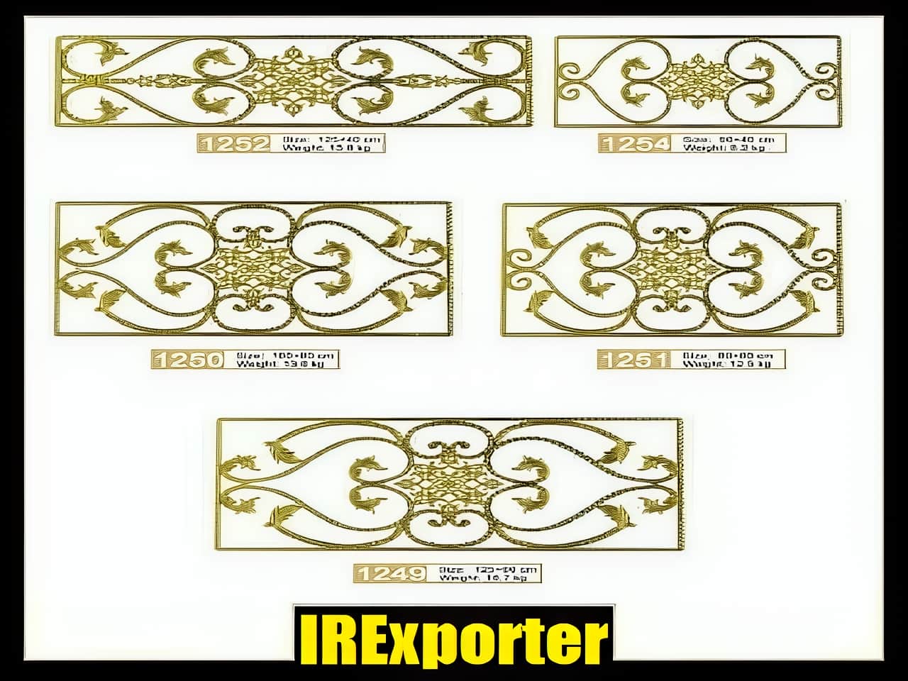wrought iron arch