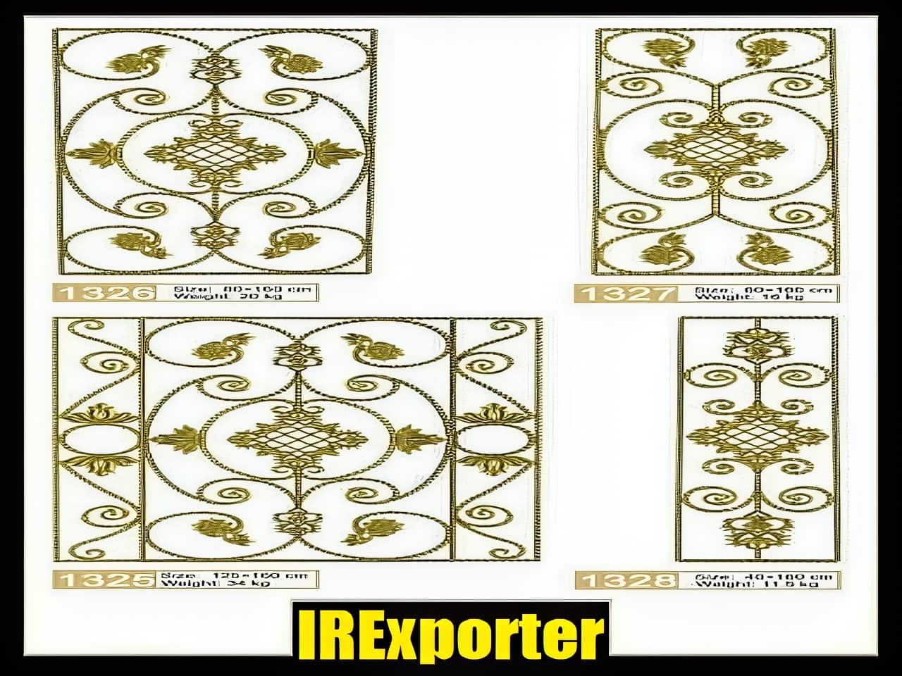 Export of wrought iron to Russia