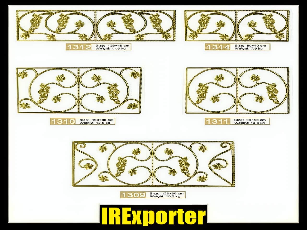 Wrought iron exports to China