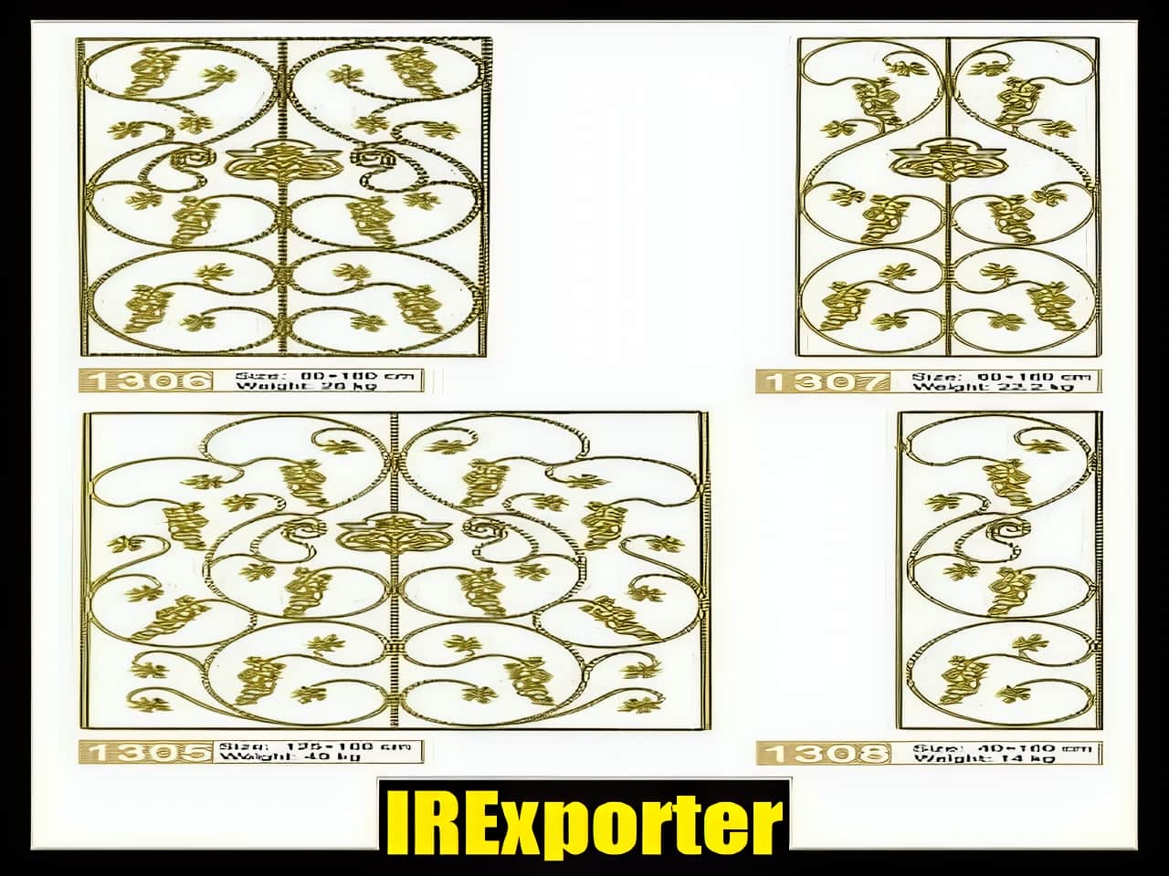 wrought iron exported to Africa